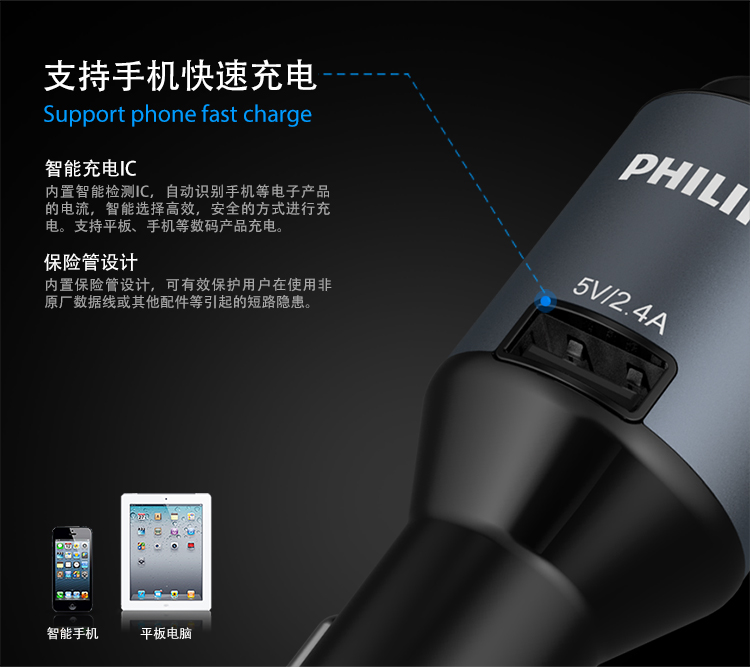 
                                        飞利浦（PHILIPS）SHB1803 无线蓝牙 入耳式 手机耳机 支持IPHONE 三星 华为 vivo 带USB直充 香薰 黑色                