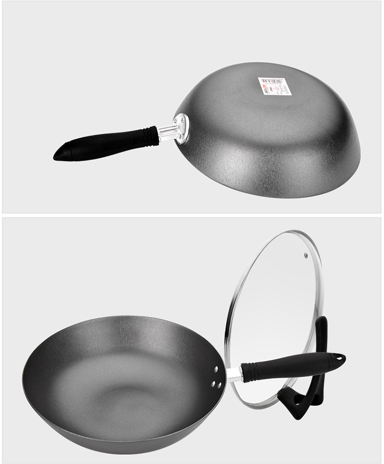 
                                                            爱仕达 30CM铸铁炒锅WG8330ZT 生铁锅具明火专用                