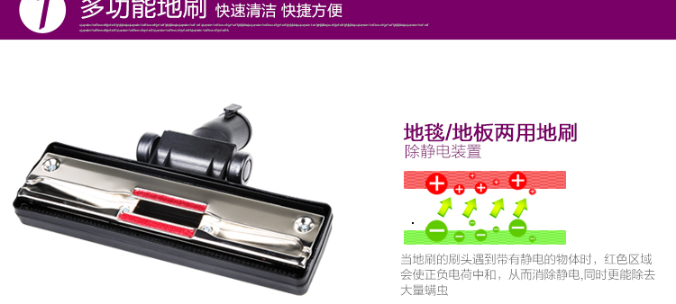 海尔（Haier）吸尘器 ZW1608 家用高端 强力吸力静音无耗材