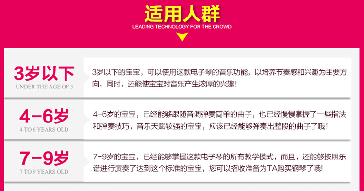 
                                        
                                        贝芬乐（buddyfun）儿童电子琴 双供电天籁之音迷你钢琴88022A粉色（新老包装随机发货）                