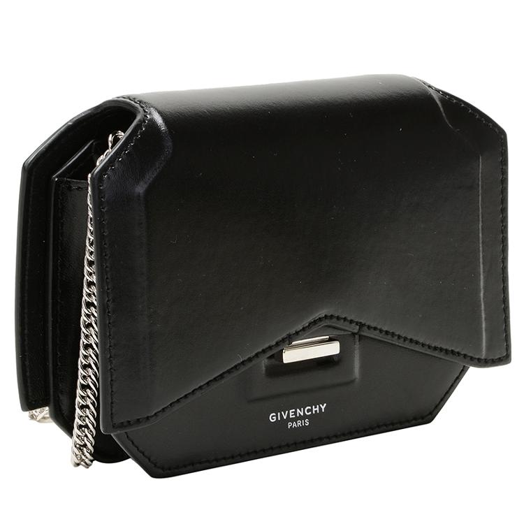 givenchy 纪梵希 女士黑色牛皮单肩斜挎包 bc06573014 001