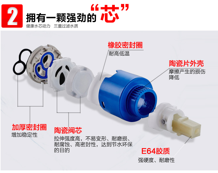 莱尔诗丹（Larsd） LD82011 面盆龙头全铜单孔冷热...-京东