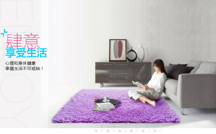 富居(FOOJO)长绒门垫玄关防滑脚垫地垫40*60cm驼色