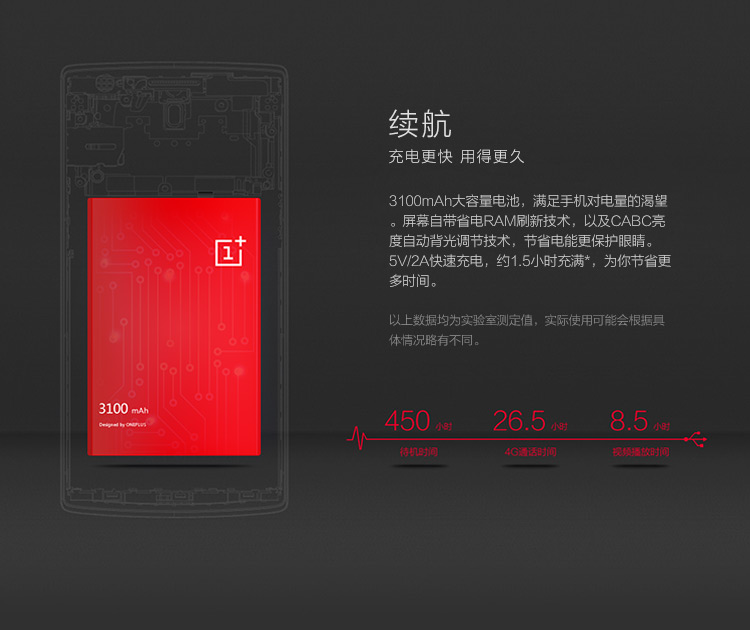 一加手机（A0001）16GB BabySkin白 移动4G手机