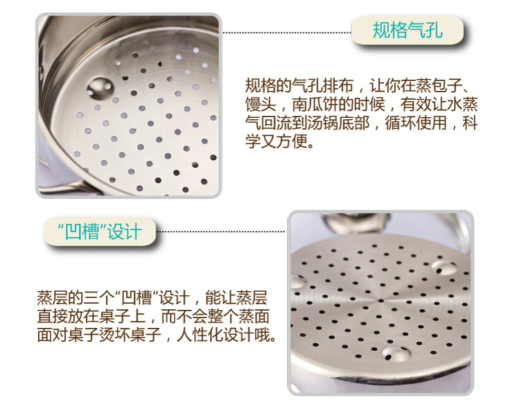 SIMELO 20CM欧洲精选之锻造底多用蒸锅?