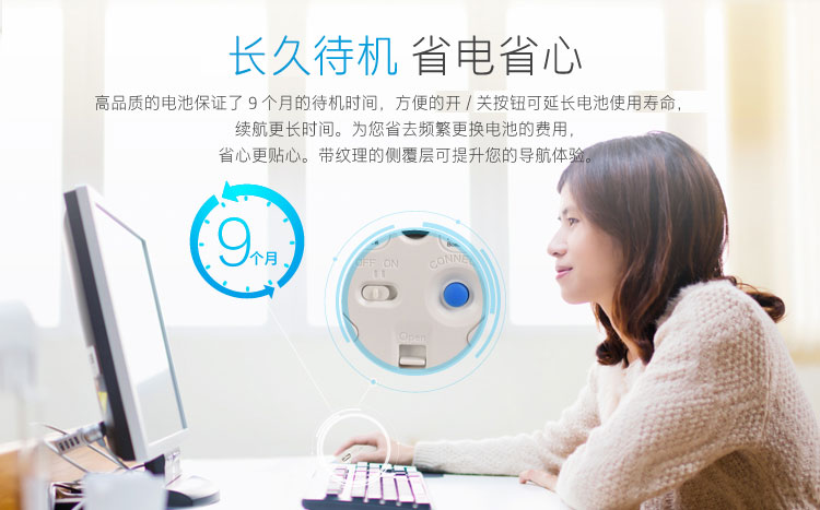 惠普（HP）X3300 无线鼠标 白色