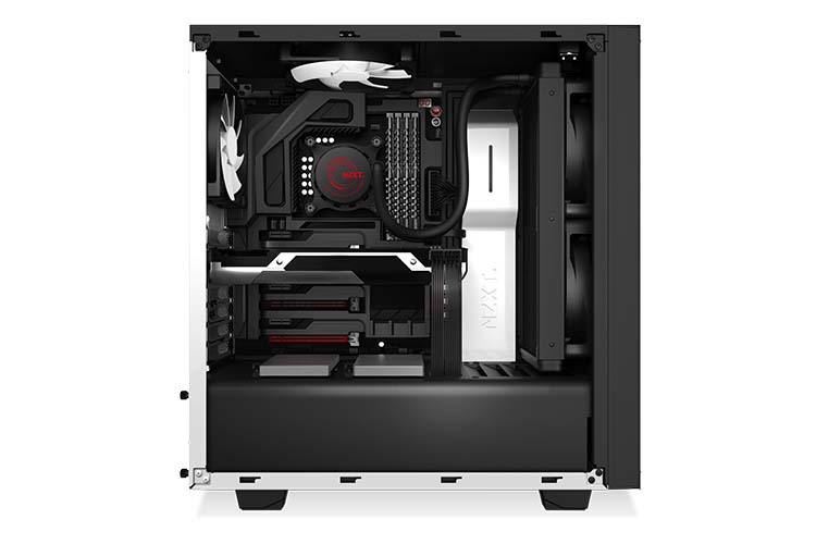 恩杰(nzxt)s340 白色 中塔式机箱(钢化面板/支持280水冷与长显卡/侧透