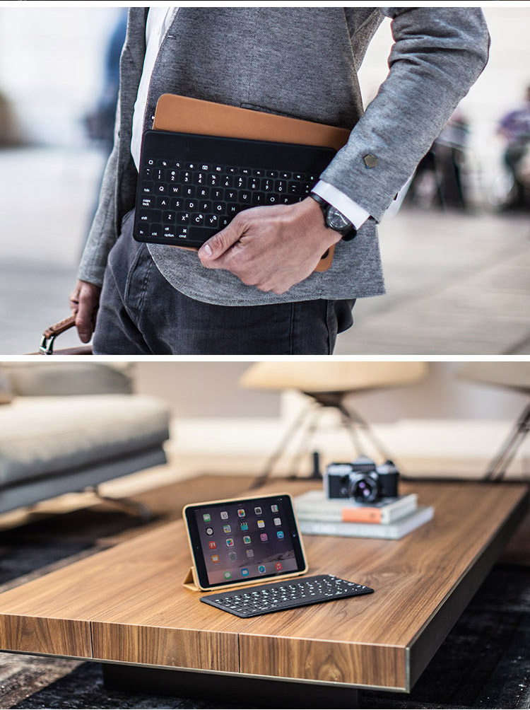 罗技（Logitech）iK1041便携键盘 黑色(iPhone & All iPad & iPad mini)
