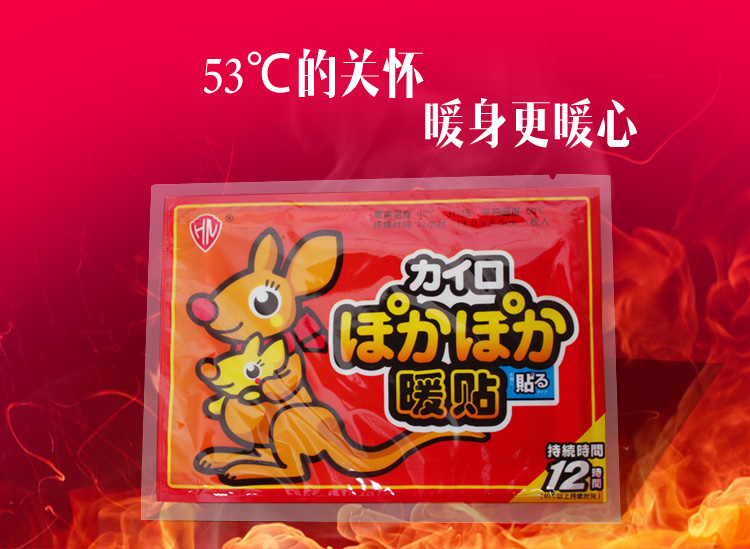 
                                        
                                        朵兰 红袋鼠保暖贴暖宝宝贴发热贴暖宝帖暖身贴（20片）                