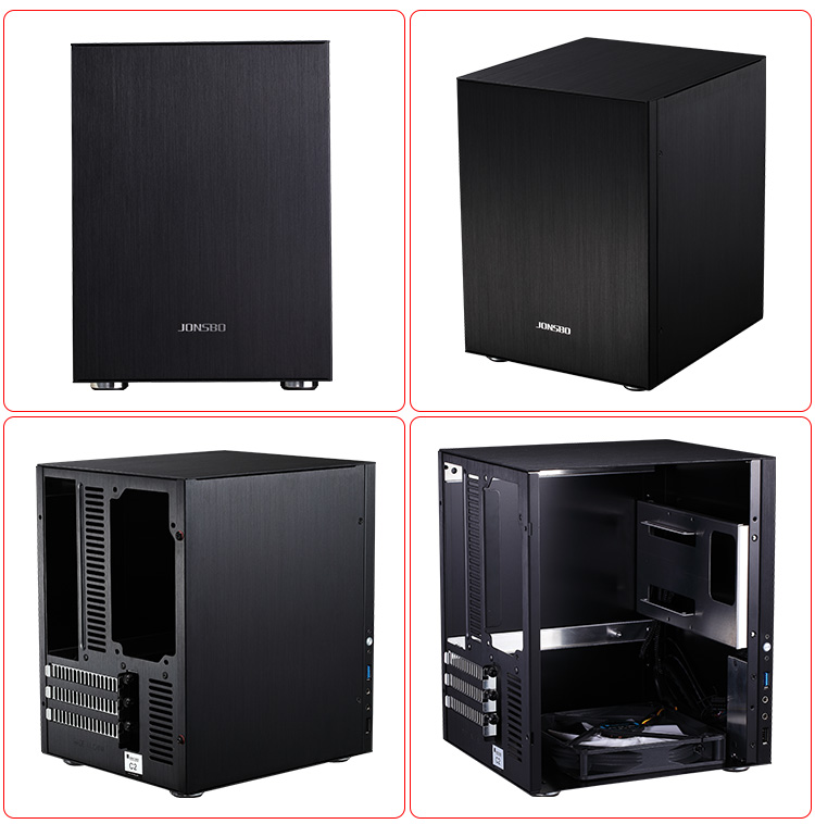 乔思伯(jonsbo)c2 黑色 mini机箱(支持24.5.-京东