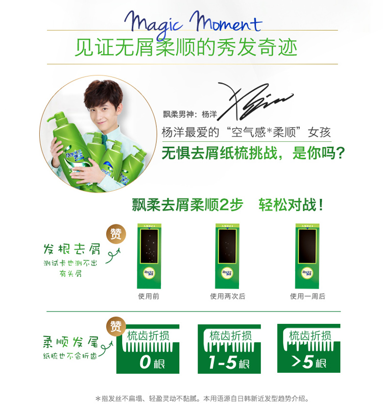 
                                        
                                        飘柔洗发水滋润去屑750ml（头发护理 控油平衡）花香调                