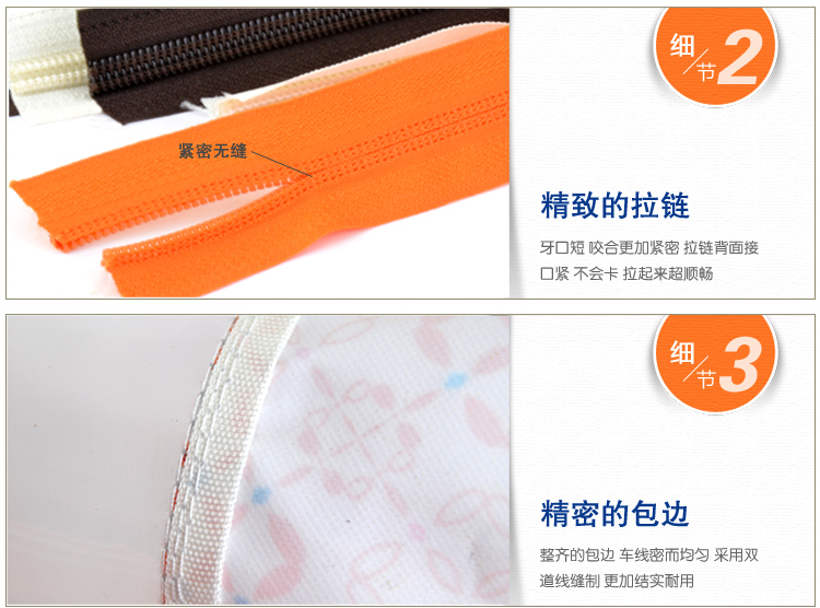 
                                        
                                                            百草园 牛津布三面可视收纳箱 衣服杂物整理箱储物箱 大号66L 1个装 橘黄色                