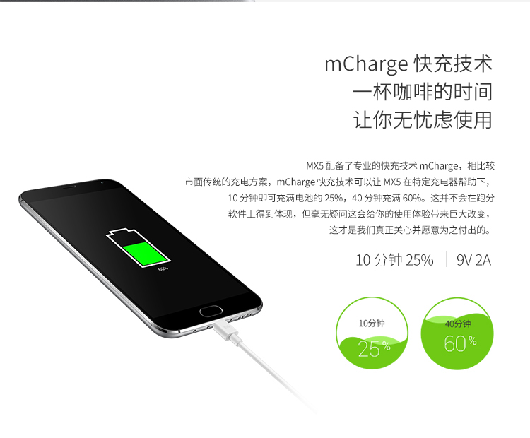 【联通赠费版】魅族 MX5 16GB 银白色 移动联通双4G手机 双卡双待