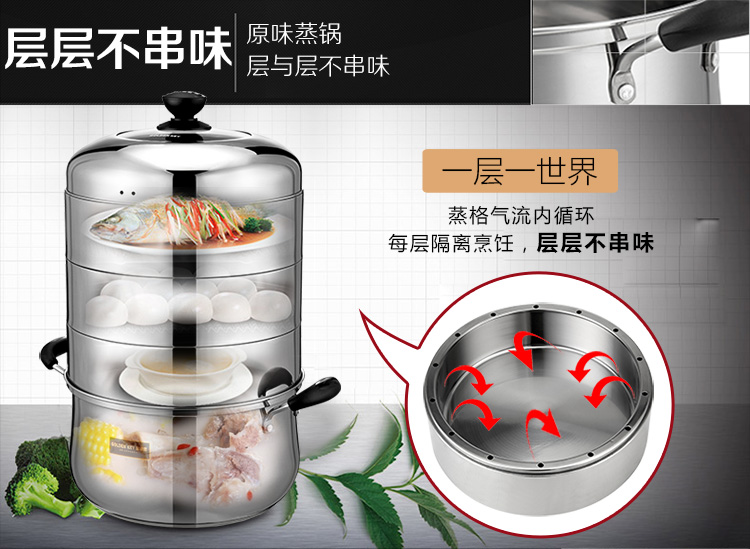 
                                        
                                        金钥匙（GOLDEN KEY） 蒸锅 26cm至诚复底四层高效节能 GK-9100F                