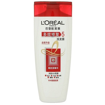 
                                        
                                                                                欧莱雅（LOREAL）多效修复洗发水200ml（滋养修复强韧修复受损滋养洗发露）（新老包装随机发货）                