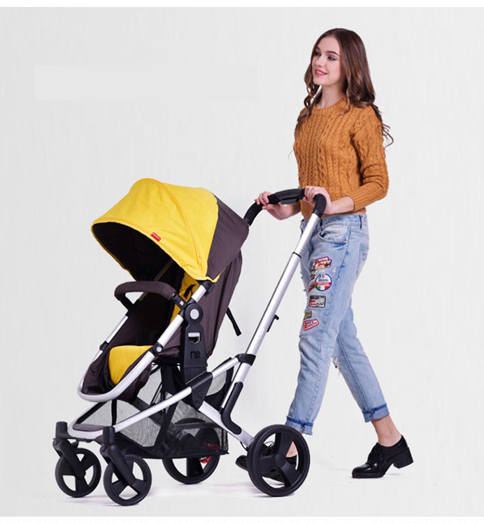 乐美达 roadmate 舒适避震 轻便双向推行 升级版高景观婴儿推车rm-822