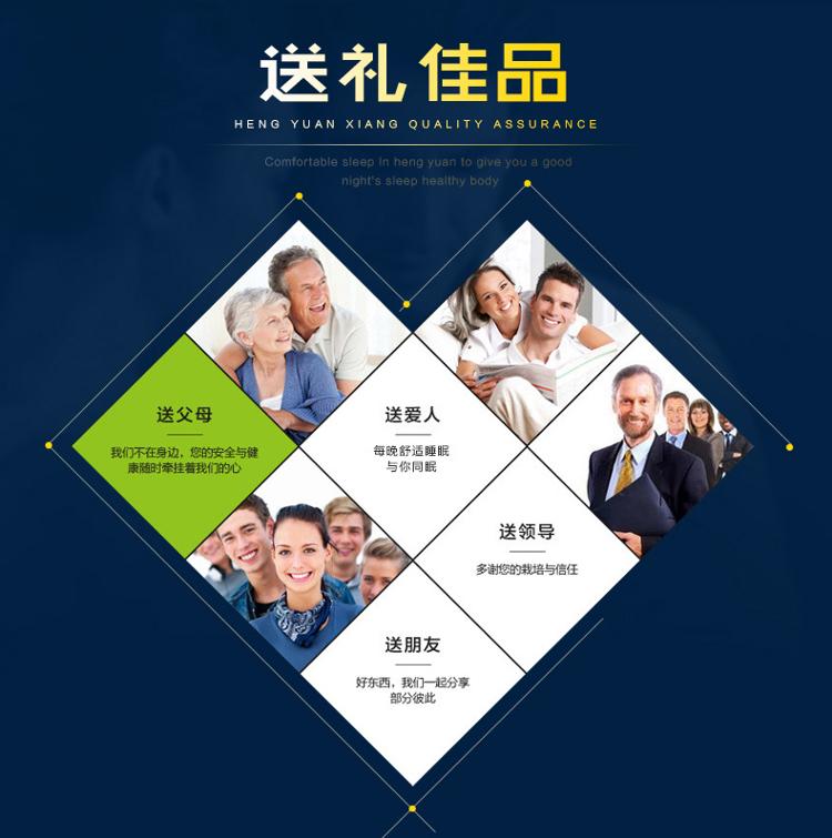 恒源祥 豪华温感慢回弹蝶形枕头枕芯