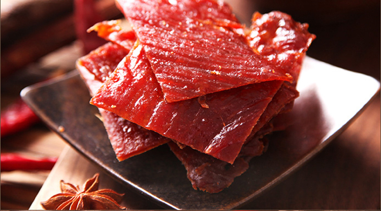 飘零大叔 肉干肉脯休闲零食小吃 靖江特产猪肉脯 手撕香辣味50g/袋