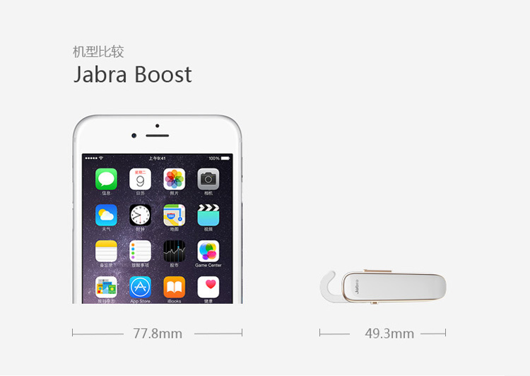 
                                        
                                                            捷波朗（Jabra）Boost/劲步 商务蓝牙耳机单耳自营 苹果oppo华为vivo手机通用 玫瑰金                
