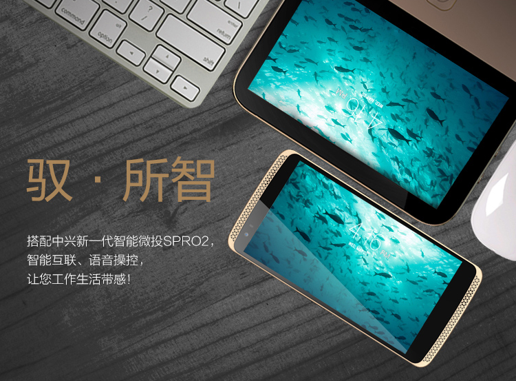 
                                        中兴 AXON天机 A2015 华尔金 移动联通电信4G 双卡双待 智汇（高配）版                 