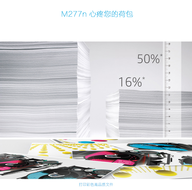 
                                        惠普（HP）Color LaserJet Pro MFP M277n 彩色激光多功能一体机（升级型号为M281fdn）                