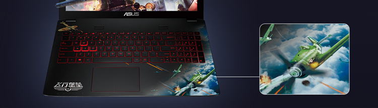 
                                        华硕(ASUS) 飞行堡垒典藏版FX-plus 15.6英寸游戏本(i7-4720HQ 8G 128GSSD+1TB GTX950M 4G独显 FHD)                