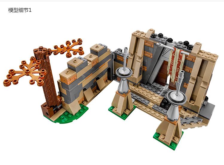 乐高(lego) star wars 星球大战系列 森林城堡之战 75139