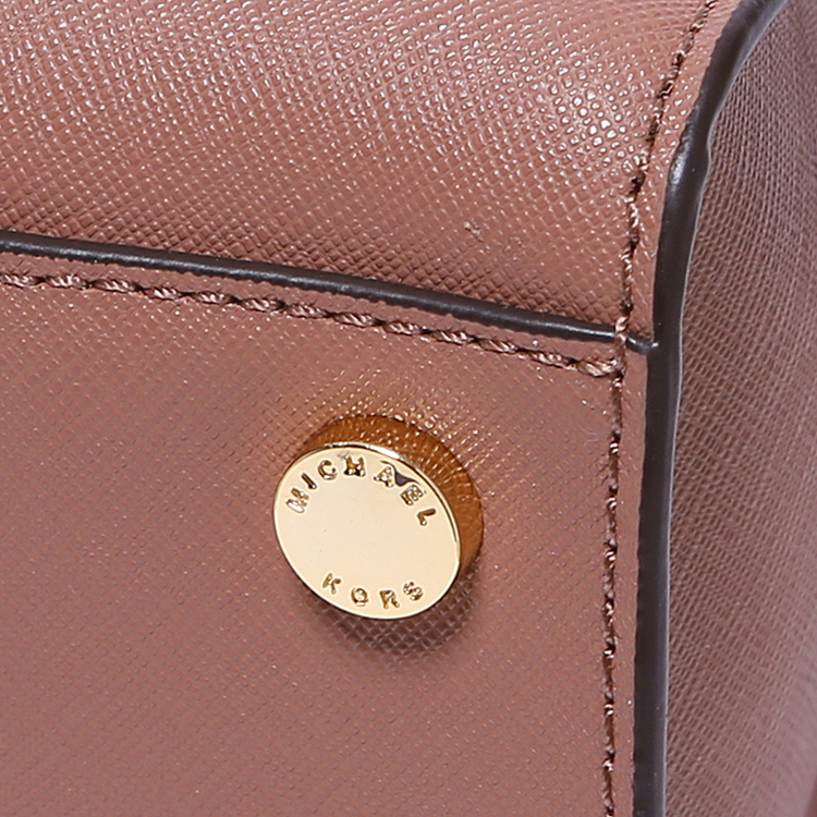 michael kors 迈克·科尔斯 mk 女士灰玫瑰色牛皮手提单肩包 30h4gai