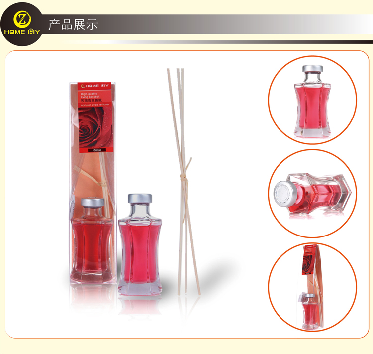 智创意 时尚炫彩香薰（玫瑰）LXJ-201 法国香料 食品级酒精 去离子水