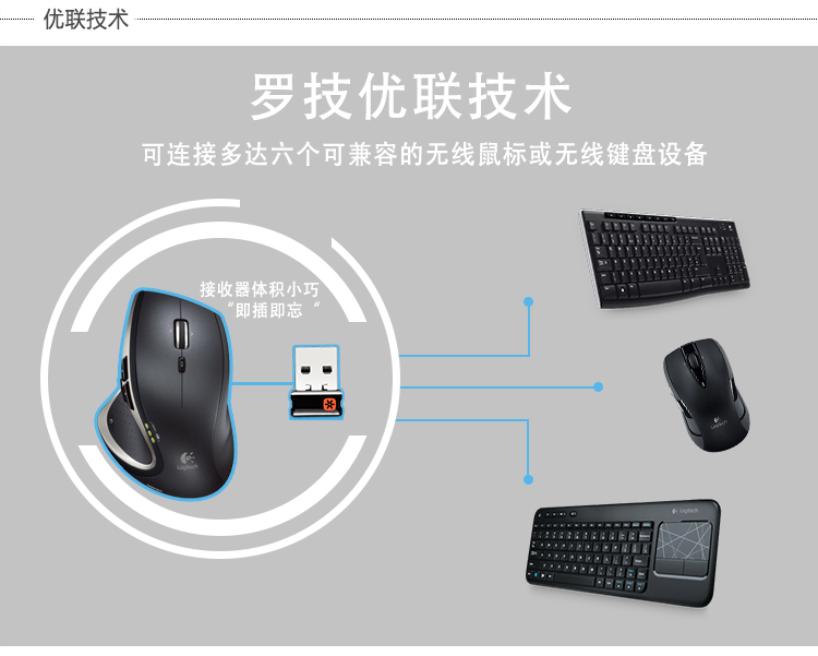 罗技（Logitech） M950t 高性能鼠标
