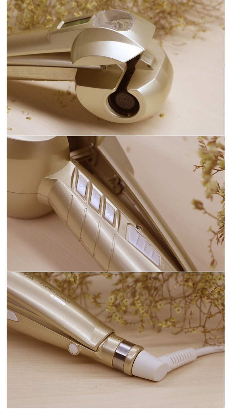
                                        雷瓦（RIWA） 卷发棒 液晶温控自动卷发器 负离子蒸汽双重护发 RB-200GJ                