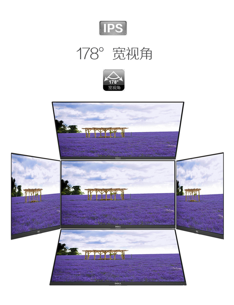 
                                        戴尔（DELL） S2415H 23.8英寸超窄边内置音箱IPS屏显示器                