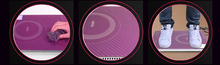 海尔（Haier）电磁炉豪华超薄炫彩触摸C21-T2305（赠欧式汤锅）