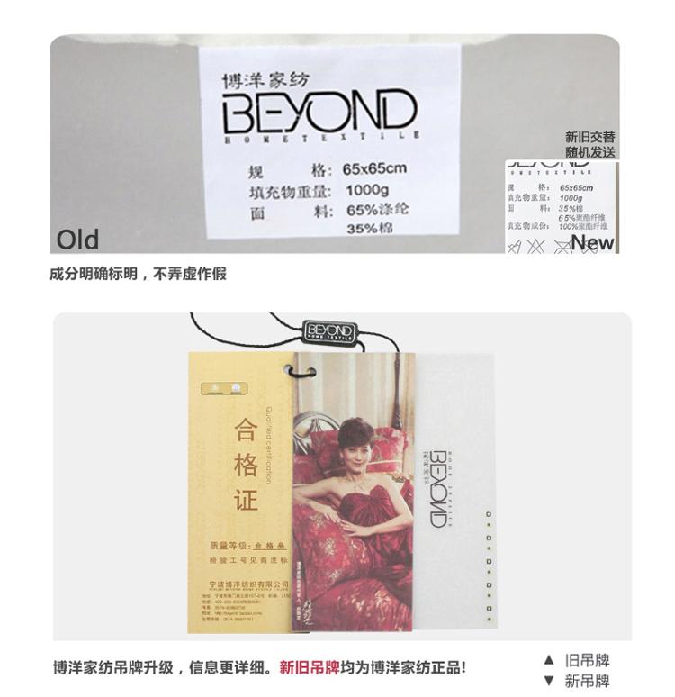 
                                        
                                                            博洋家纺（BEYOND） 床品家纺 高弹耐压靠垫芯 65*65cm                