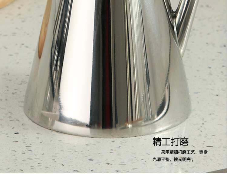 欧润哲  油瓶 0.6L 304不锈钢高档厨房防漏油壶