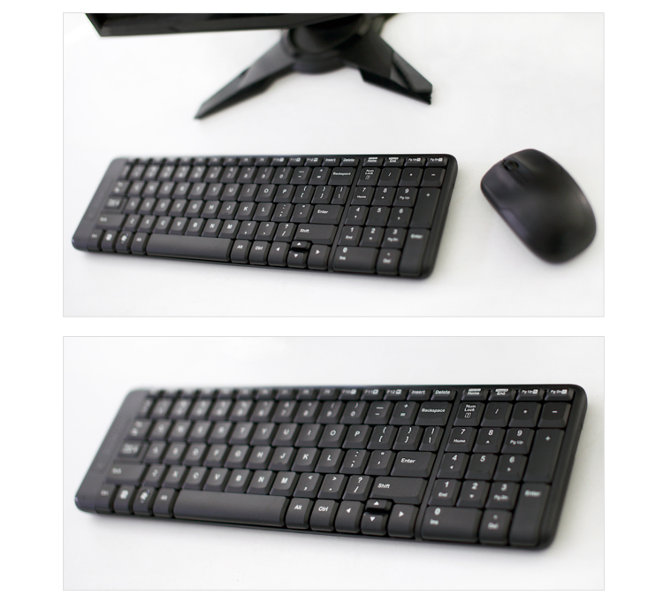 罗技（Logitech）MK215 无线光电键鼠套装