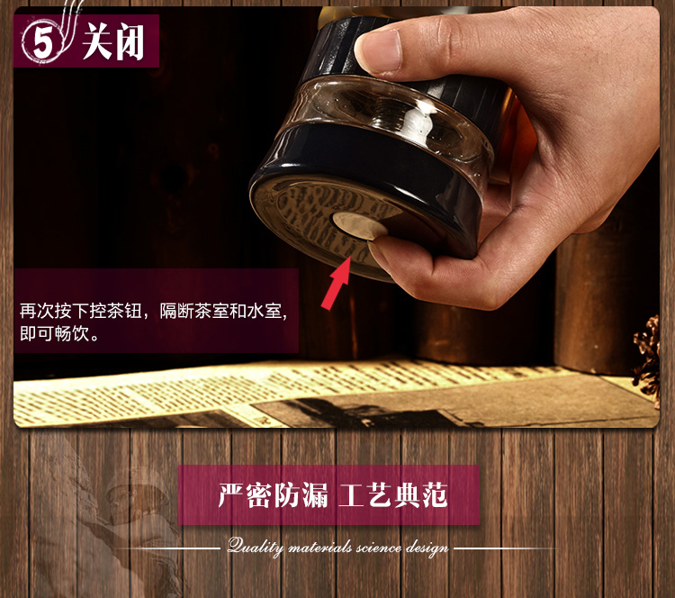 绿珠lvzhu 400ml玻璃杯子耐热防烫抗摔送杯套便携防漏透明男女士办公泡茶水杯B661