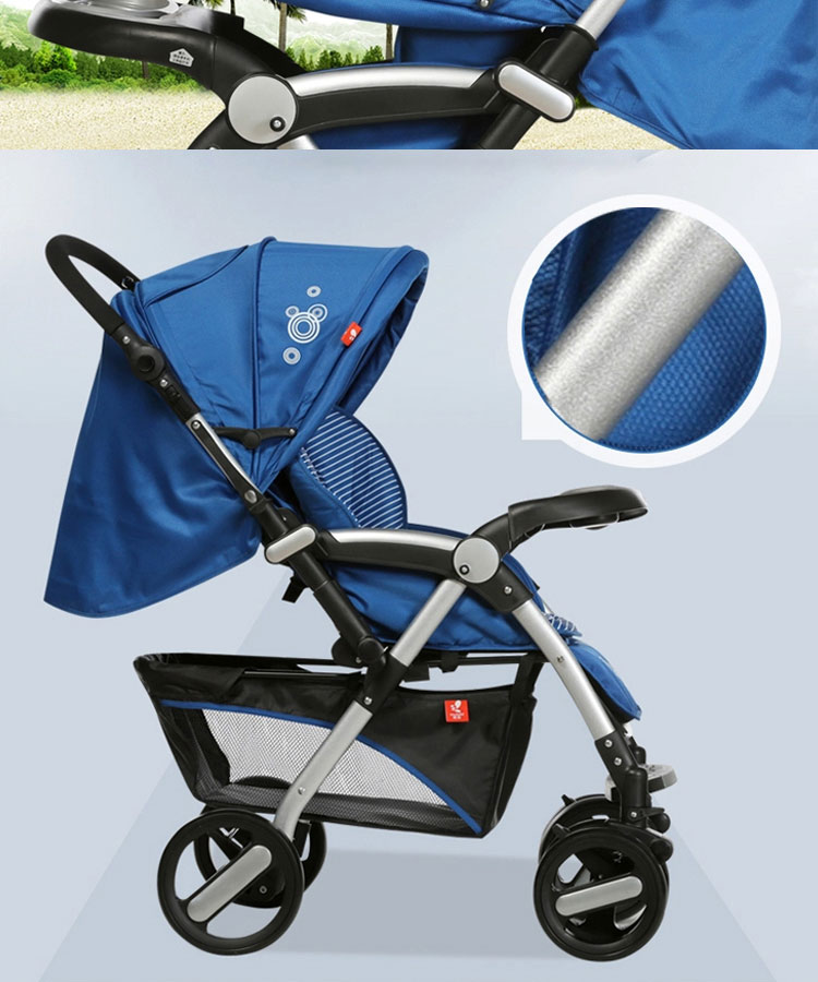 婴儿推车 荟智(huizhi)多功能婴儿推车hc608-h130 紫色 荟智婴儿推车