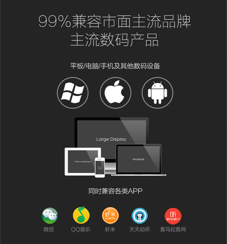 
                                        QCY QY7 运动耳机 音乐耳机 无线蓝牙耳机 蓝牙4.1 立体声 入耳式佩戴 通用 蓝牙耳机 黑色                