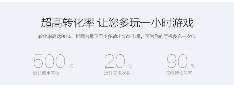 纽曼（Newmine）C102 聚合物电芯 双USB输出 摇一摇显示电量 移动电源/充电宝 10000毫安 金色