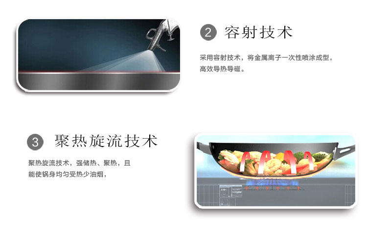 
                                        爱仕达32CM金刚旋风无油烟炒锅ZL2332E 新技术不粘锅炒锅不锈钢锅盖 节能旋风锅底送不粘铲                