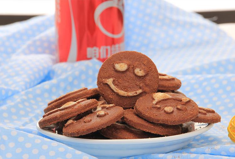 意大利进口 百乐可(balocco)巧克力笑脸饼干350g