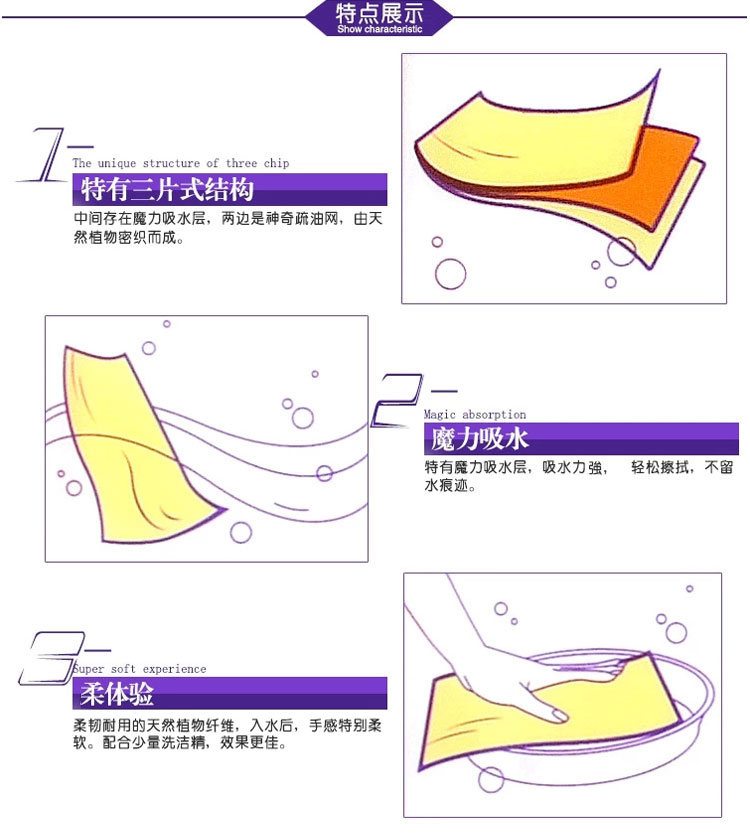 
                                        【京东超市】妙洁 棉柔抹布1片装5106                