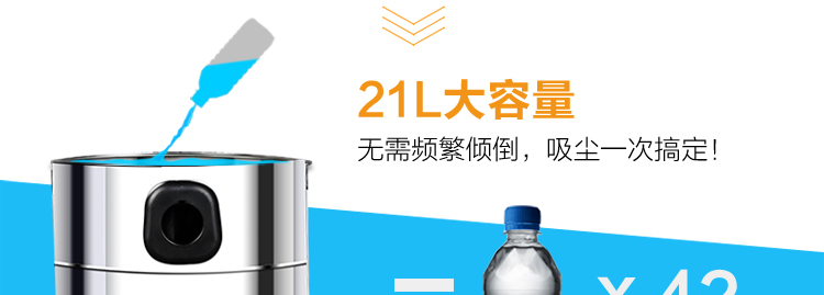 
                                                            海尔（Haier）吸尘器家用干湿吹三用大功率强劲吸力桶式HC-T3143A2                