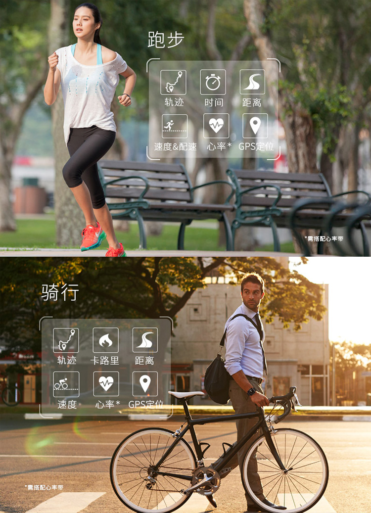 佳明（GARMIN）vivoactive 黑色智能运动腕表GPS超薄手表跑步骑行游泳高尔夫智能通知