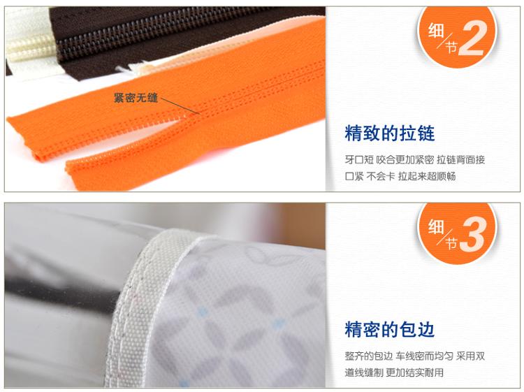 
                                        
                                        百草园 牛津布单面可视收纳箱 衣服杂物整理箱储物箱 大号60L 1个装 咖啡色                