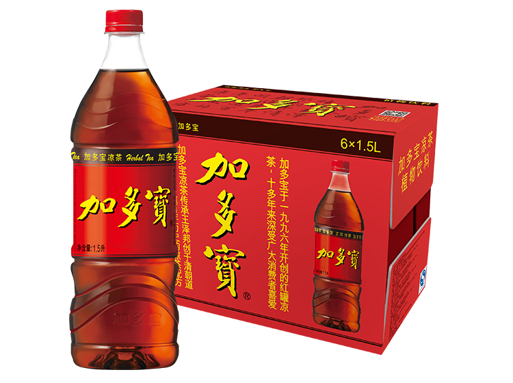 加多寶 飲料 涼茶pet1.5l*6瓶裝 整箱