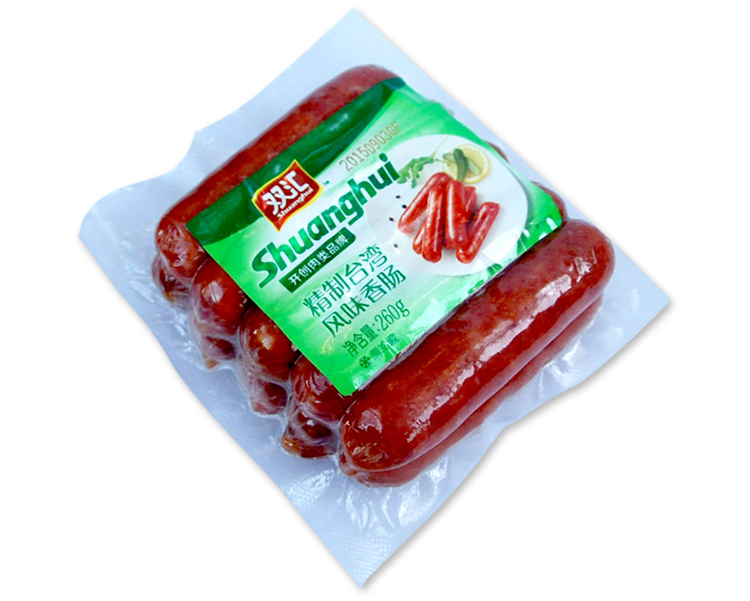 双汇火腿 精制台湾风味香肠 肉灌肠 烤香肠 火锅肠 260g
