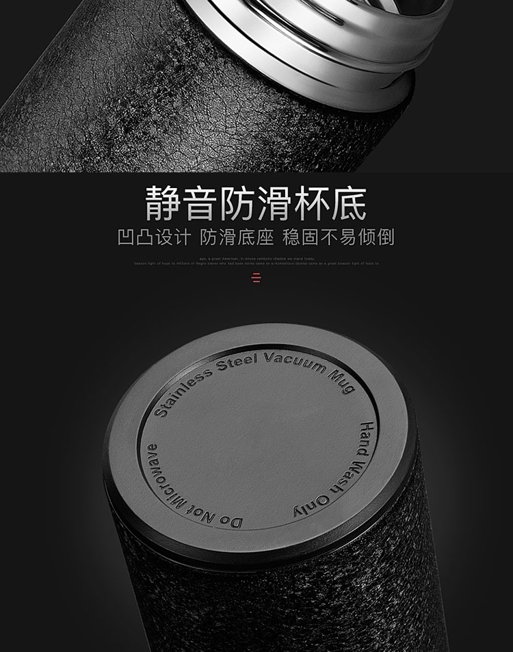 佳佰 保温杯304不锈钢茶水杯子 带茶隔运动户外车载保温壶学生男女士大容量商务办公泡茶杯 