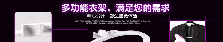 
                                        海尔（Haier）挂烫机 2.4L 双杆6档 双排11孔 蒸汽挂式 家用手持HGS-2417                